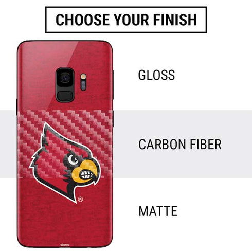 University of Louisville Red Background Galaxy S9 Skin